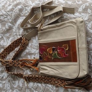 Colombian made leather handbag.